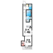 3階 / 1DK / 26.26㎡