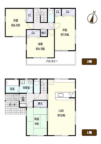 間取りを拡大表示