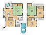 間取り：5DK、土地面積106.68ｍ2、建物面積99.89ｍ2