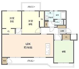 間取図画像 3LDK