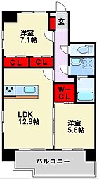 メディアパーク3 2LDKの間取図画像