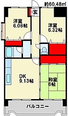 物件の間取り