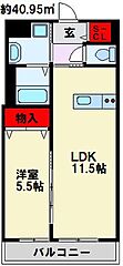 物件の間取り