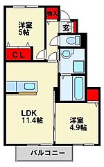 物件の間取り