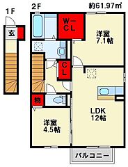 物件の間取り
