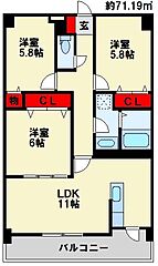 物件の間取り