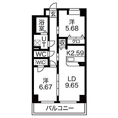 物件の間取り