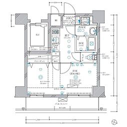 名古屋市中区千代田4丁目マンション 1Kの間取図画像