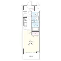 ラ・プレス新栄 1Kの間取図画像