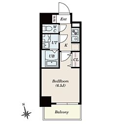 S-RESIDENCEImaikearcana 1Kの間取図画像