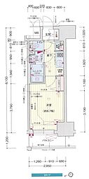 プレサンス千種アイル 1Kの間取図画像
