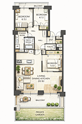 間取図画像 3LDK
