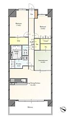 間取図画像 3LDK