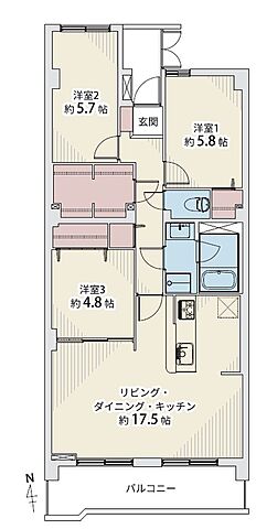間取り 上前津サンハイツ 8階/-