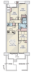 センチュリースクエア木場 4LDKの間取図画像