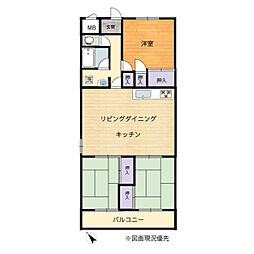 間取図画像 3LDK