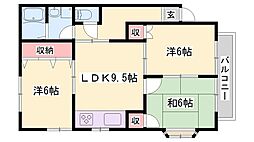 レジデンス御茶屋 3LDKの間取図画像