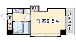 ベルトピア手柄2 ワンルームの間取図画像