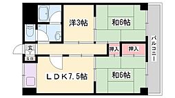 ラフェスタ加西 3LDKの間取図画像