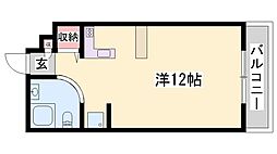 ラ・パルフェ・ド・フォワイエ ワンルームの間取図画像