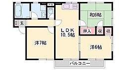 間取図画像 3LDK