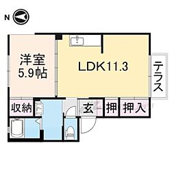 間取図画像 1LDK
