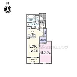 シルエーラ セットB 1LDKの間取図画像