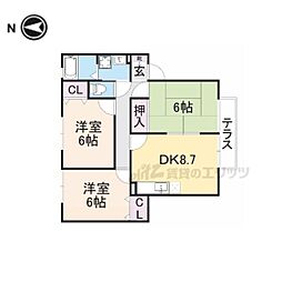 🉐敷金礼金0円！🉐近鉄天理線 二階堂駅 徒歩11分