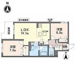 物件の間取り