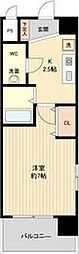 パークフラッツ金山 1Kの間取図画像