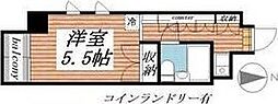 メゾン・ド・セレブラルB棟 ワンルームの間取図画像