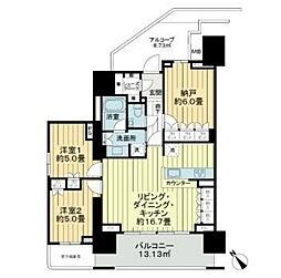グランドメゾン江古田の杜 3LDKの間取図画像