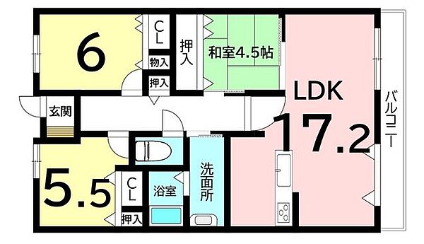 間取りを拡大表示