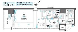 ZOOMYOKOHAMAEAST 1Kの間取図画像