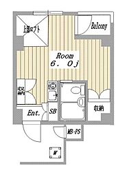 セントヒルズ星川 ワンルームの間取図画像