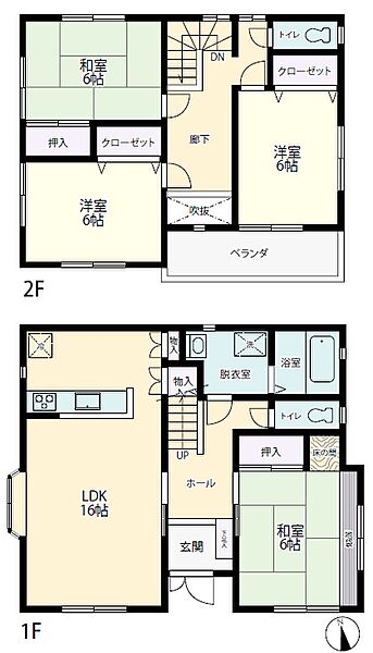 間取りを拡大表示
