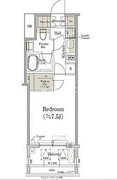 東京メトロ銀座線 神田駅 徒歩2分の賃貸マンション 4階1Kの間取り