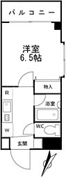 ハーブハイム3 1Kの間取図画像