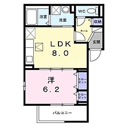 間取図画像 1LDK