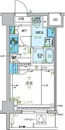 LEXE梶ヶ谷 1Kの間取図画像