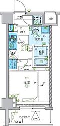 LEXE梶ヶ谷 1Kの間取図画像