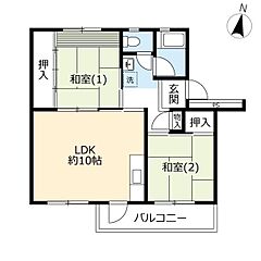 物件の間取り
