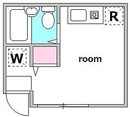 ミスティ大森 ワンルームの間取図画像
