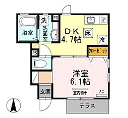 間取図画像 1DK