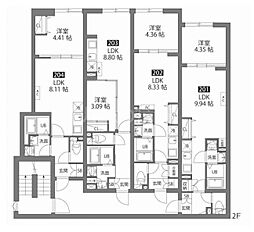 大田区西糀谷3丁目アパート 1LDKの間取図画像