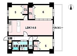 間取図画像 3LDK