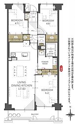 間取図画像 3LDK