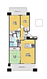 間取図画像 3LDK