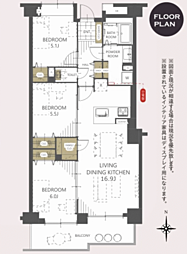 ダイヤモンドスクエア前橋 3LDKの間取図画像