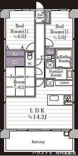間取りを拡大表示